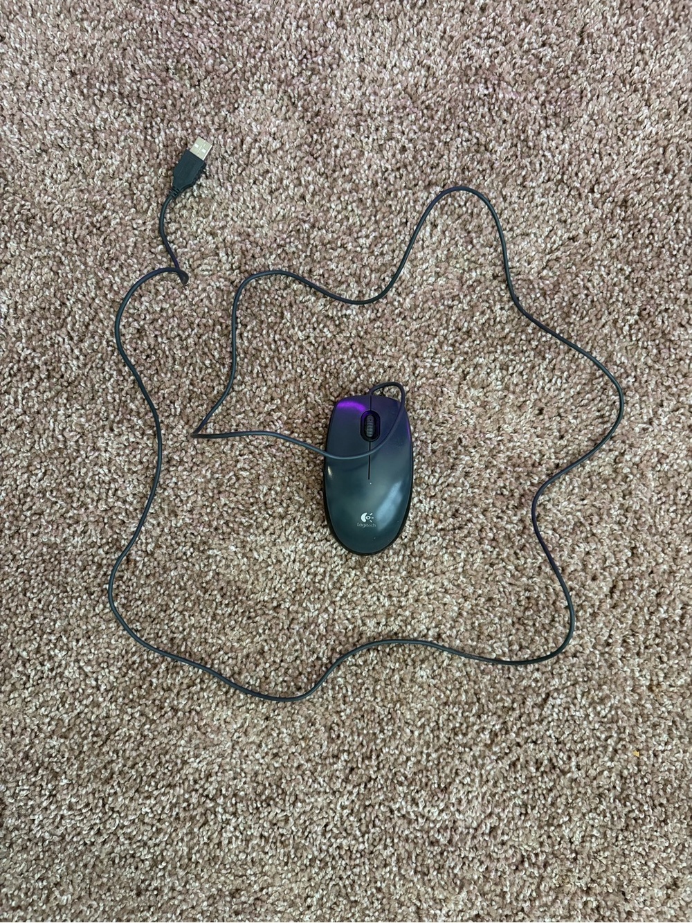Logitech M100 Wired USB Optical Mouse